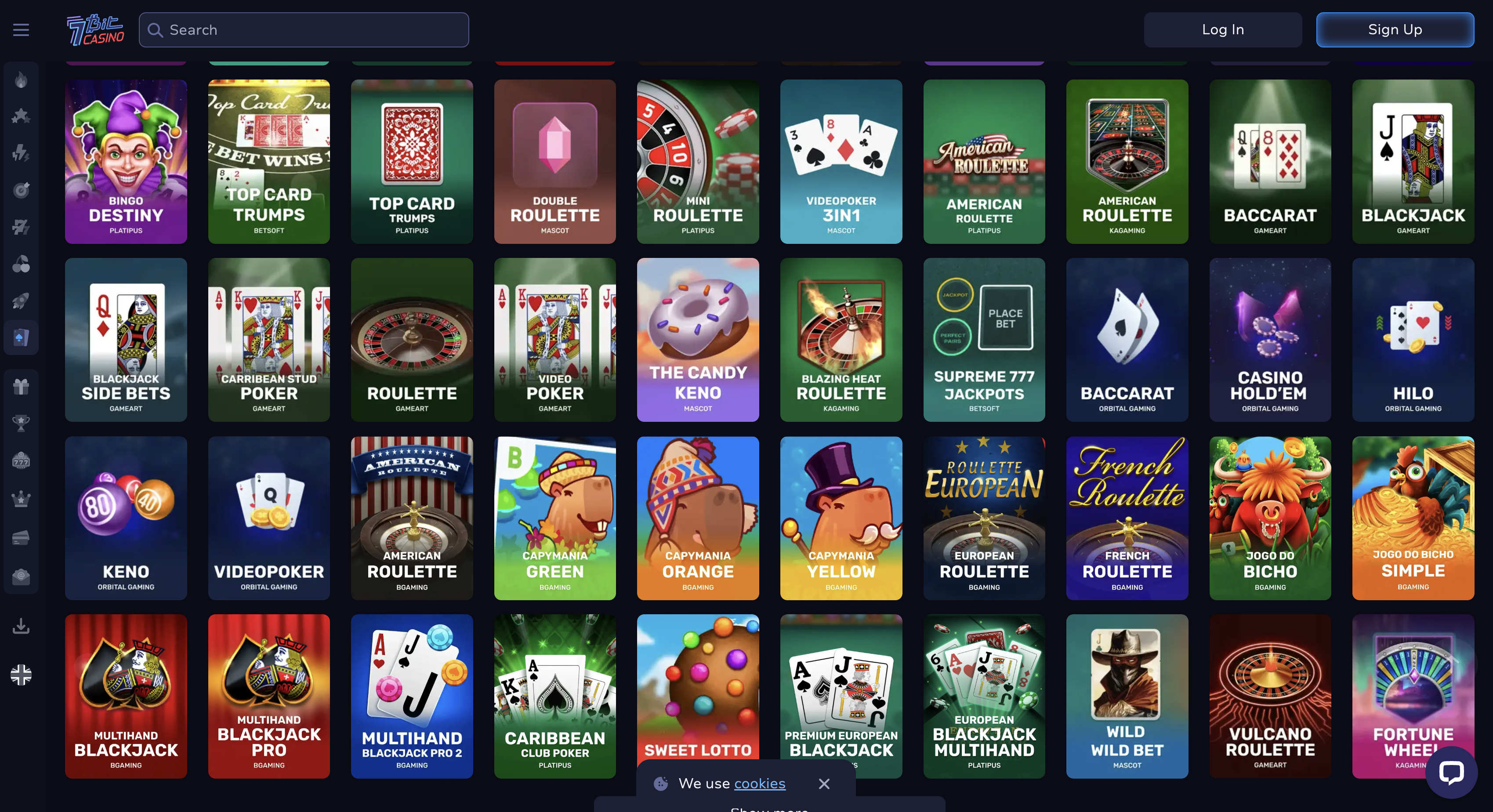7Bit crypto poker games preview